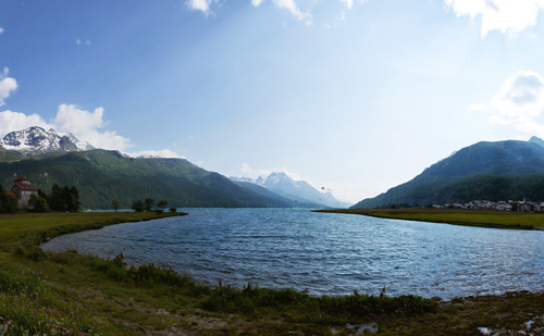 Silvaplana See, silvaplanasee, engadin, windsurfing, windsurfen, aussicht, fuhrmann art